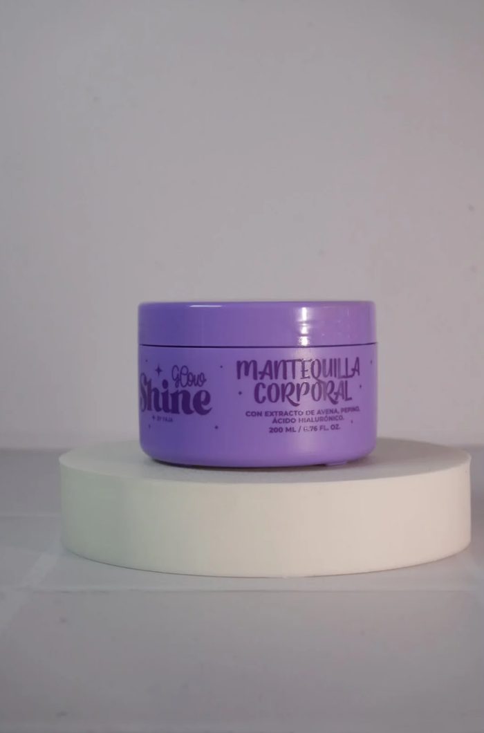 Mantequilla Corporal Morada GlowShine de 200 ml