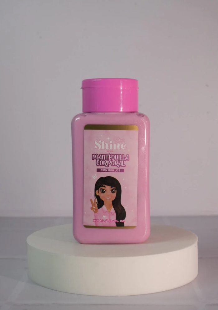 Mantequilla Corporal Rosada GlowShine de 300 ml